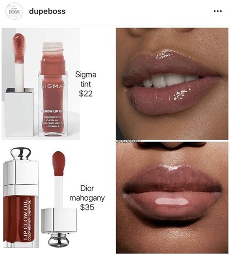 dior mahogany lip oil dupe